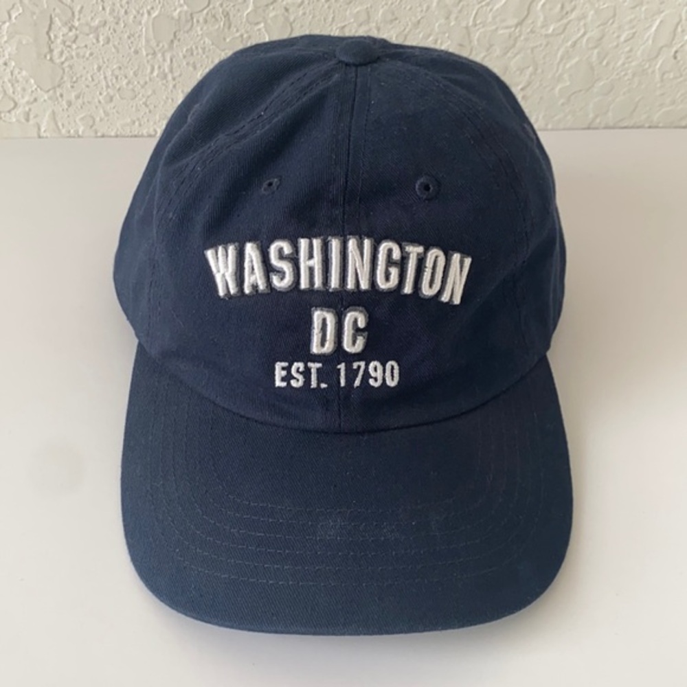 Men Washington DC Navy Adjustable hats